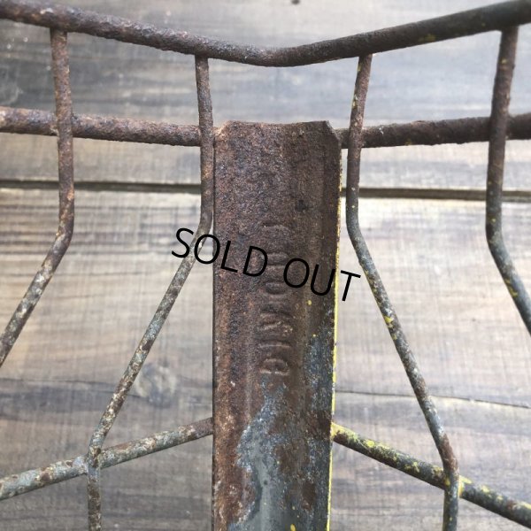 画像4: Vintage Wire Metal Milk Crate LUDWING (B519)