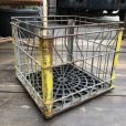 画像1: Vintage Wire Metal Milk Crate LUDWING (B519)  (1)