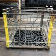 画像2: Vintage Wire Metal Milk Crate LUDWING (B519)  (2)