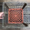 画像3: Vintage Wire Metal Milk Crate HOME JUICE MP72 (B520) 