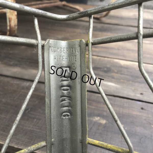 画像4: Vintage Wire Metal Milk Crate LUDWING (B518) 