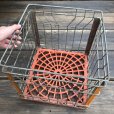 画像7: Vintage Wire Metal Milk Crate HOME JUICE MP72 (B520) 