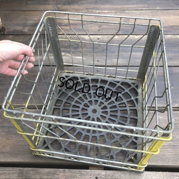 画像7: Vintage Wire Metal Milk Crate LUDWING (B518) 
