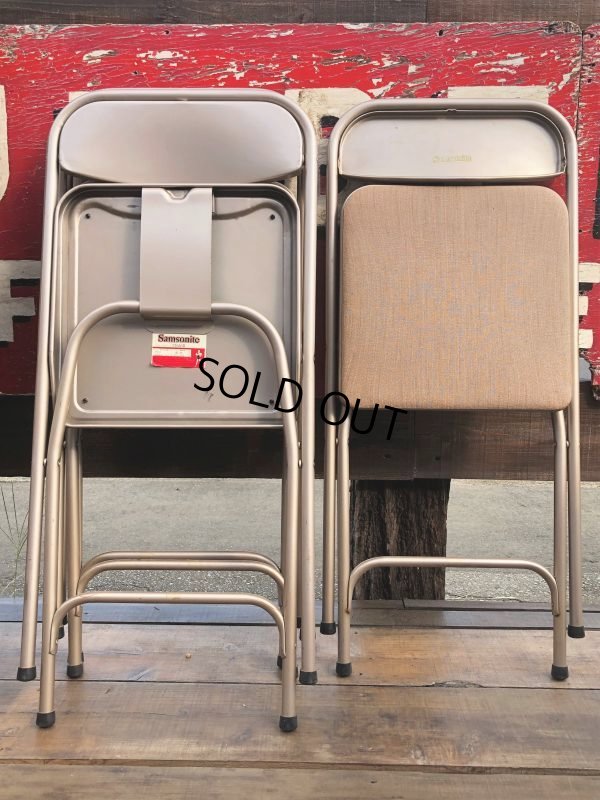 画像4: Vintage Samsonite Folding Chair SET (B520)