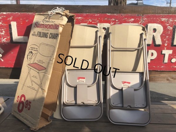 画像19: Vintage Samsonite Folding Chair SET (B520)