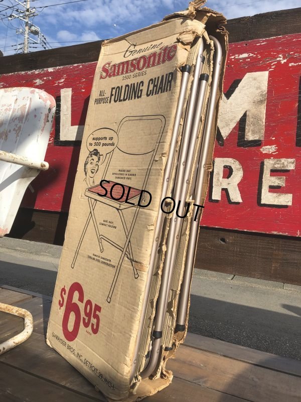 画像16: Vintage Samsonite Folding Chair SET (B520)
