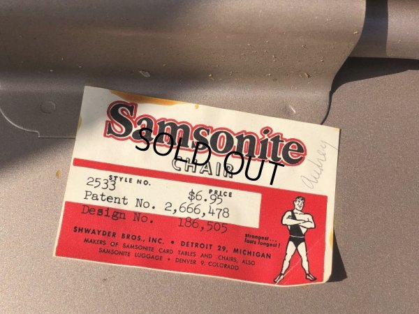 画像7: Vintage Samsonite Folding Chair SET (B520)