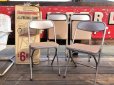 画像1: Vintage Samsonite Folding Chair SET (B520) (1)