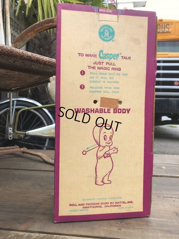 画像3: 60s Mattel Casper Talking Doll M.I.B (B526) 