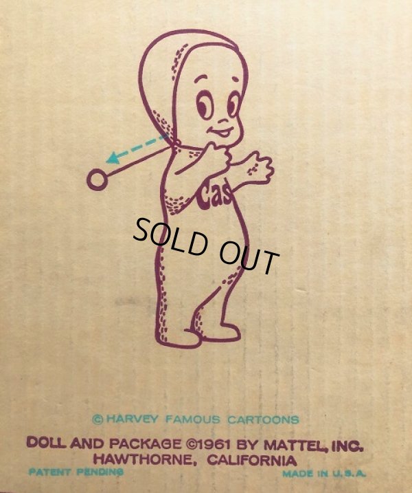 画像12: 60s Mattel Casper Talking Doll M.I.B (B526) 