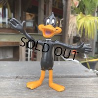 80s Vintage WB Daffy Duck Bendy Figure (B528) 
