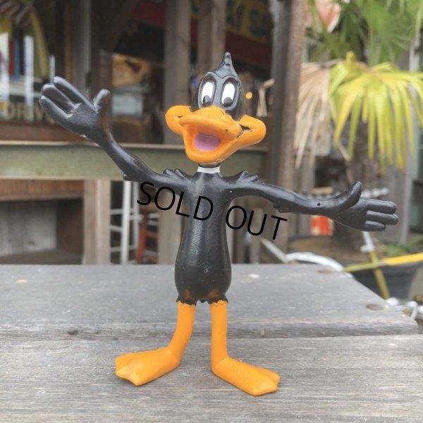 画像1: 80s Vintage WB Daffy Duck Bendy Figure (B528) 