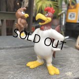 80s Vintage WB Foghorn Leghorn & Henry Hawk PVC Figure (B532) 