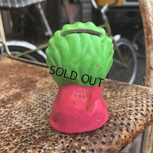 画像4: Vintage Hippie Psychedelic Ceramic Bank Lion (B540)