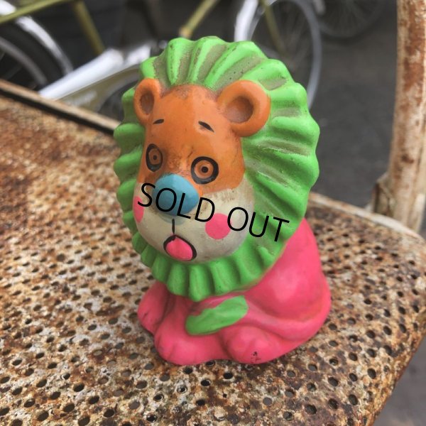 画像6: Vintage Hippie Psychedelic Ceramic Bank Lion (B540)