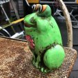 画像3: Vintage Hippie Psychedelic Ceramic Bank Frog (B543)