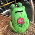 画像4: Vintage Hippie Psychedelic Ceramic Bank Frog (B543)