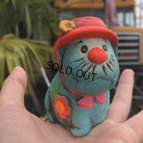 画像8: Vintage Hippie Psychedelic Ceramic Bank Walrus (B541)