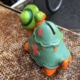 画像6: Vintage Hippie Psychedelic Ceramic Bank Turtle (B542)