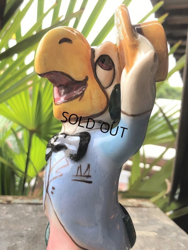 画像10: 40s Vintage Disney AMERICAN POTTERY Jose Carioca Ceramic Figure (B545)