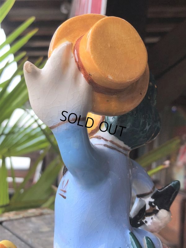 画像9: 40s Vintage Disney AMERICAN POTTERY Jose Carioca Ceramic Figure (B545)