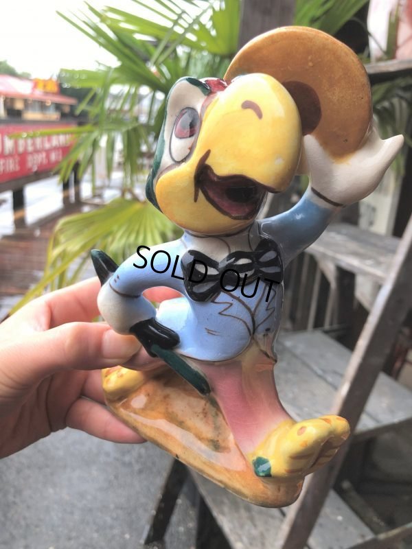 画像12: 40s Vintage Disney AMERICAN POTTERY Jose Carioca Ceramic Figure (B545)