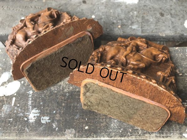 画像4: Vintage Western Indian Bookends (B547)