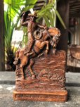 画像1: Vintage Western Cowboy Napkin Holder (B546) (1)