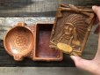 画像3: 40s Vintage Western Indian Cigarette Box & Ashtray (B549)