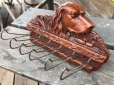 画像1: 50s Vintage Dog Head Tie Holder (B551) (1)