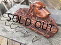 50s Vintage Dog Head Tie Holder (B551)