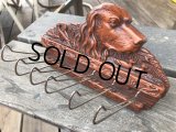 50s Vintage Dog Head Tie Holder (B551)