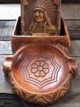 画像7: 40s Vintage Western Indian Cigarette Box & Ashtray (B549)