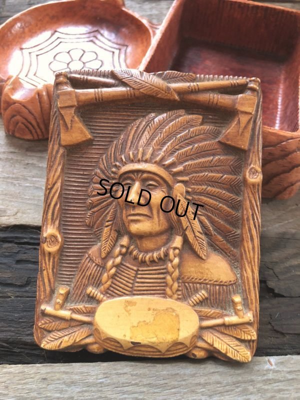 画像8: 40s Vintage Western Indian Cigarette Box & Ashtray (B549)