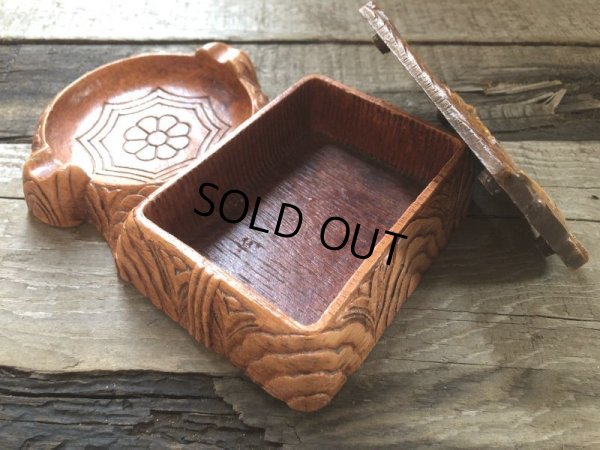 画像6: 40s Vintage Western Indian Cigarette Box & Ashtray (B549)