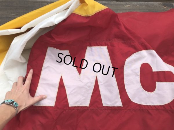 画像8: 70s Vintage Original McDonald's Flag Banner Sign (B565)