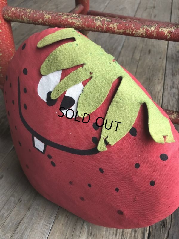 画像3: Vintage Funny Face Cloth Doll Freckle Face Strawberry (B574)