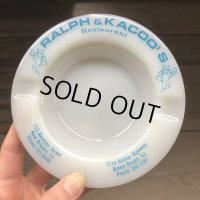 Vintage Advetising Ashtray RALPH & KACOO'S (B579)