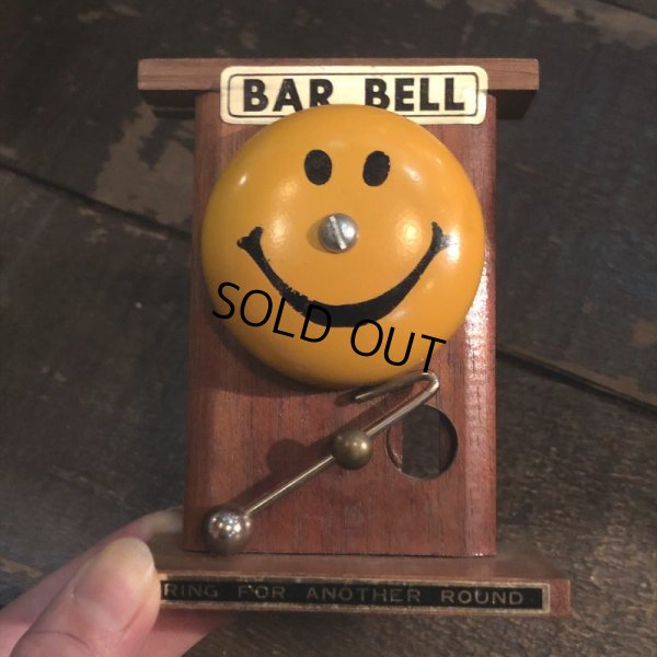 画像1: Vintage Smily Happy Face Bar Bell (B587)