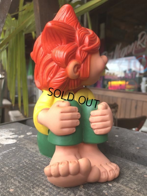 画像3: 80s Vintage Pumuckl Vinyl Coin Bank (B588)