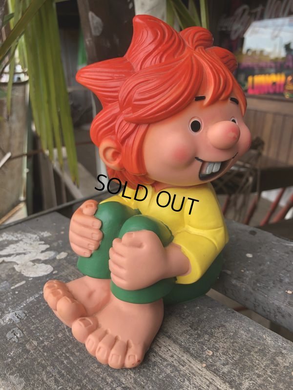 画像4: 80s Vintage Pumuckl Vinyl Coin Bank (B588)