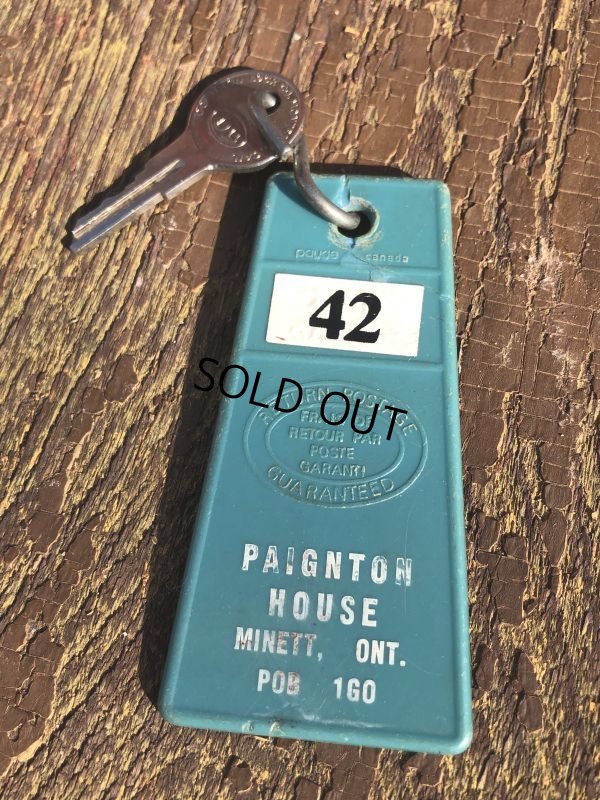 画像1:  Vintage Motel Key Paignton House #42 (B614)