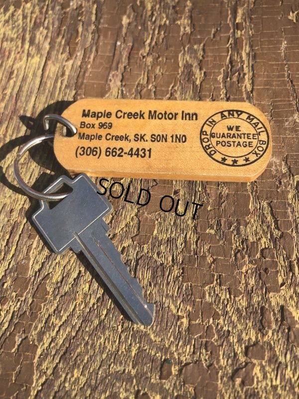 画像1:  Vintage Motel Key Maple Creek Motor Inn #114 (B616)