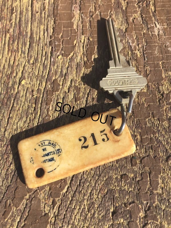 画像2: Vintage Motel Key David Thompson Moto Inn #215 (B596)