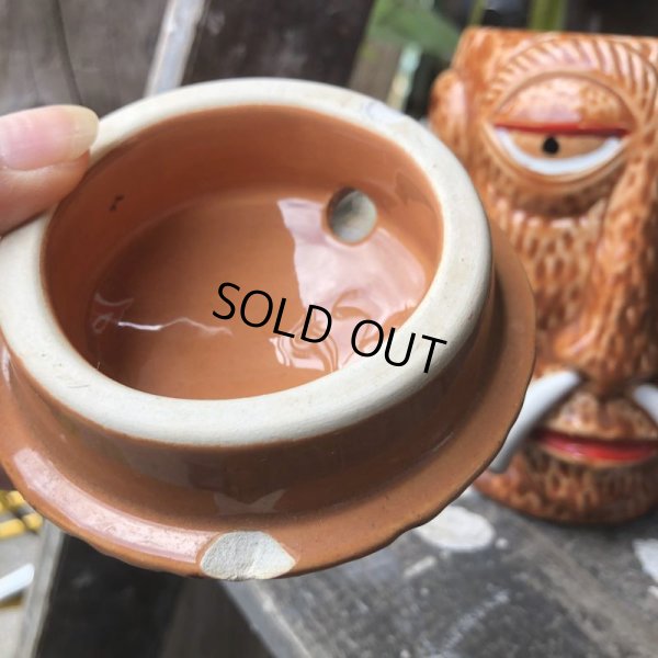 画像8: 60s Vintage Bali Hai Restaurant Headhunter Tiki Mug (B619)