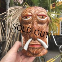 60s Vintage Bali Hai Restaurant Headhunter Tiki Mug (B619)
