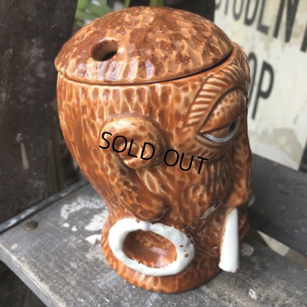 画像6: 60s Vintage Bali Hai Restaurant Headhunter Tiki Mug (B619)