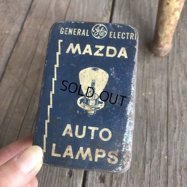 画像9: 30s Vintage Mazda Auto Lamp General Electric GE Tin (B625) 