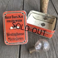 30s Vintage Can Westinghouse MAZDA LAMP (B621) 