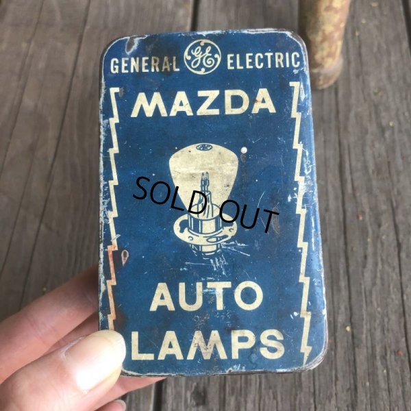 画像9: 30s Vintage Mazda Auto Lamp General Electric GE Tin (B624) 